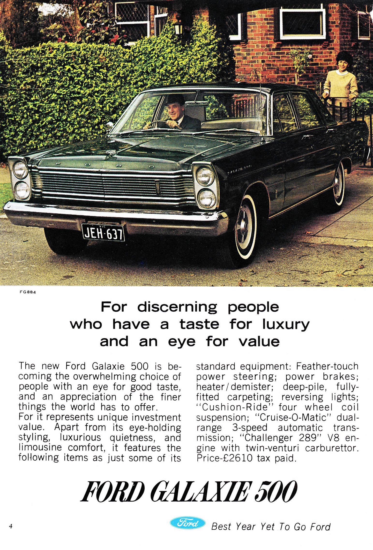 1965 Ford Galaxie 500 Australian RHD